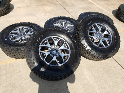 17" Ford Bronco wheels rims SASQUATCH Ranger 95229 10387 BFG 2024 2025 2026 NEW