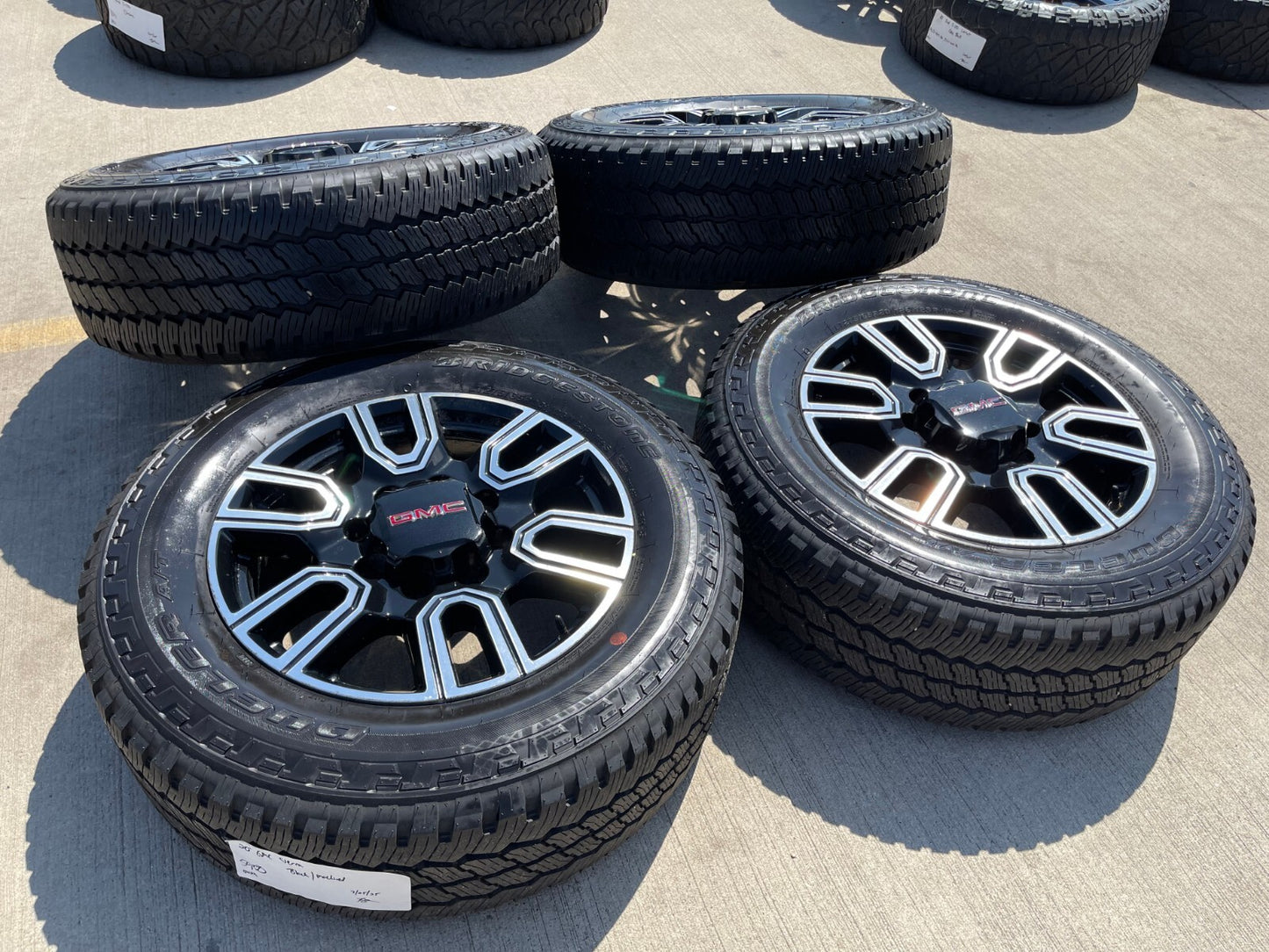 20" GMC Sierra AT4 2500 3500 OEM wheels rims 5950 Silverado BRIDGESTONE A/T