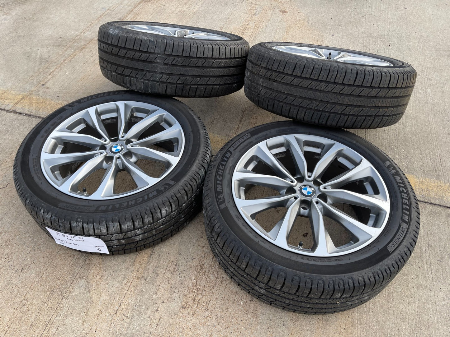 19" BMW X1 X2 X3 X4 OEM 86351 Series wheels rims tires MICHELIN DEFENDER 2