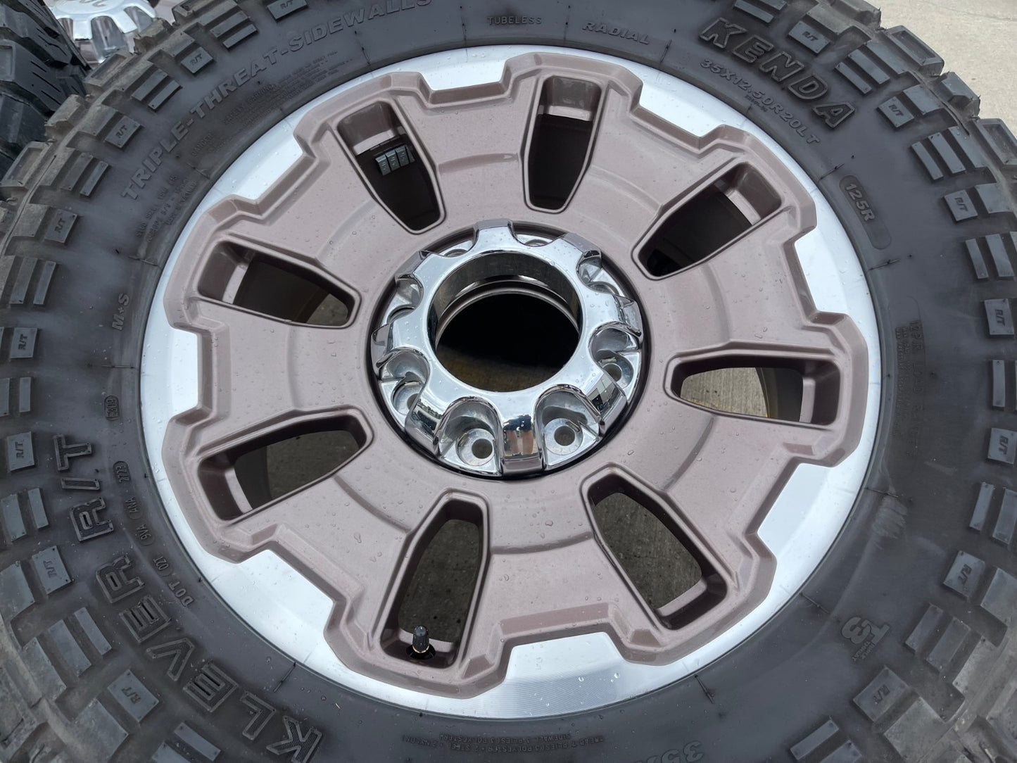 20" Ford F-250 F-350 OEM 10487 LIMITED KING RANCH tan wheels rims tires 35"