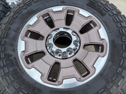 20" Ford F-250 F-350 OEM 10487 LIMITED KING RANCH tan wheels rims tires 35"