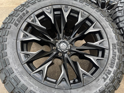 22" 22x10 FUEL Flame D804 Ford F-150 rims wheels Expedition FITS 2004-2027 35"