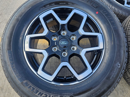18" Ford Ranger wheels rims tires black 95213 tires 2024 2025 2026 NEW MICHELIN