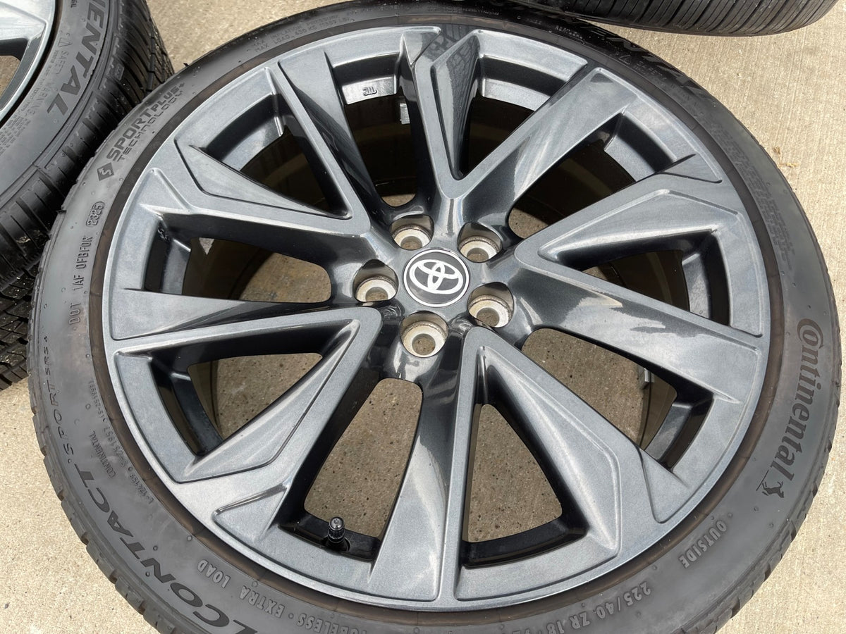 18" Toyota Corolla S OEM wheels rims 75236 86 FR-S 2024 2025 2026 CONTINENTAL