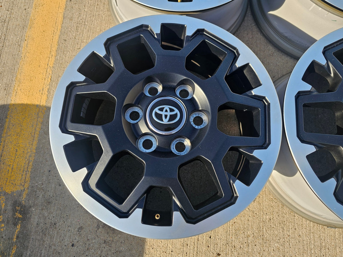 18" Toyota Tacoma 4Runner TRD OEM 94199 wheels rims 2024 2025 2026 2027 SET NEW