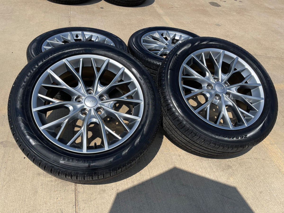 20" Jeep Grand Cherokee L OEM 9288 wheels rims tires PIRELLI SET