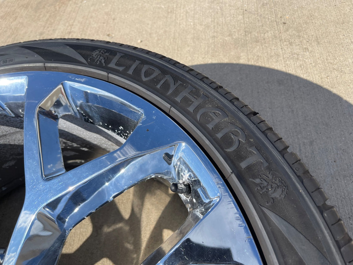 24" 24x9 GMC Yukon Chevy Tahoe 1500 OEM replica wheel rim 5668 spare single