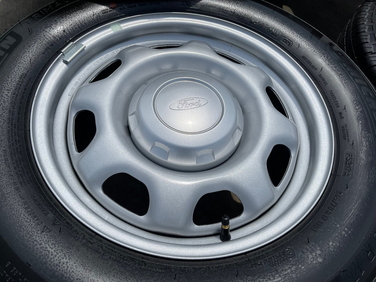 17" Ford F-150 OEM rims wheels 3857 tires steel 2023 2024 2025 2026 MICHELIN NEW