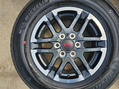 18" Toyota Tacoma TRD OEM black wheels rims tires 2024 2025 NEW