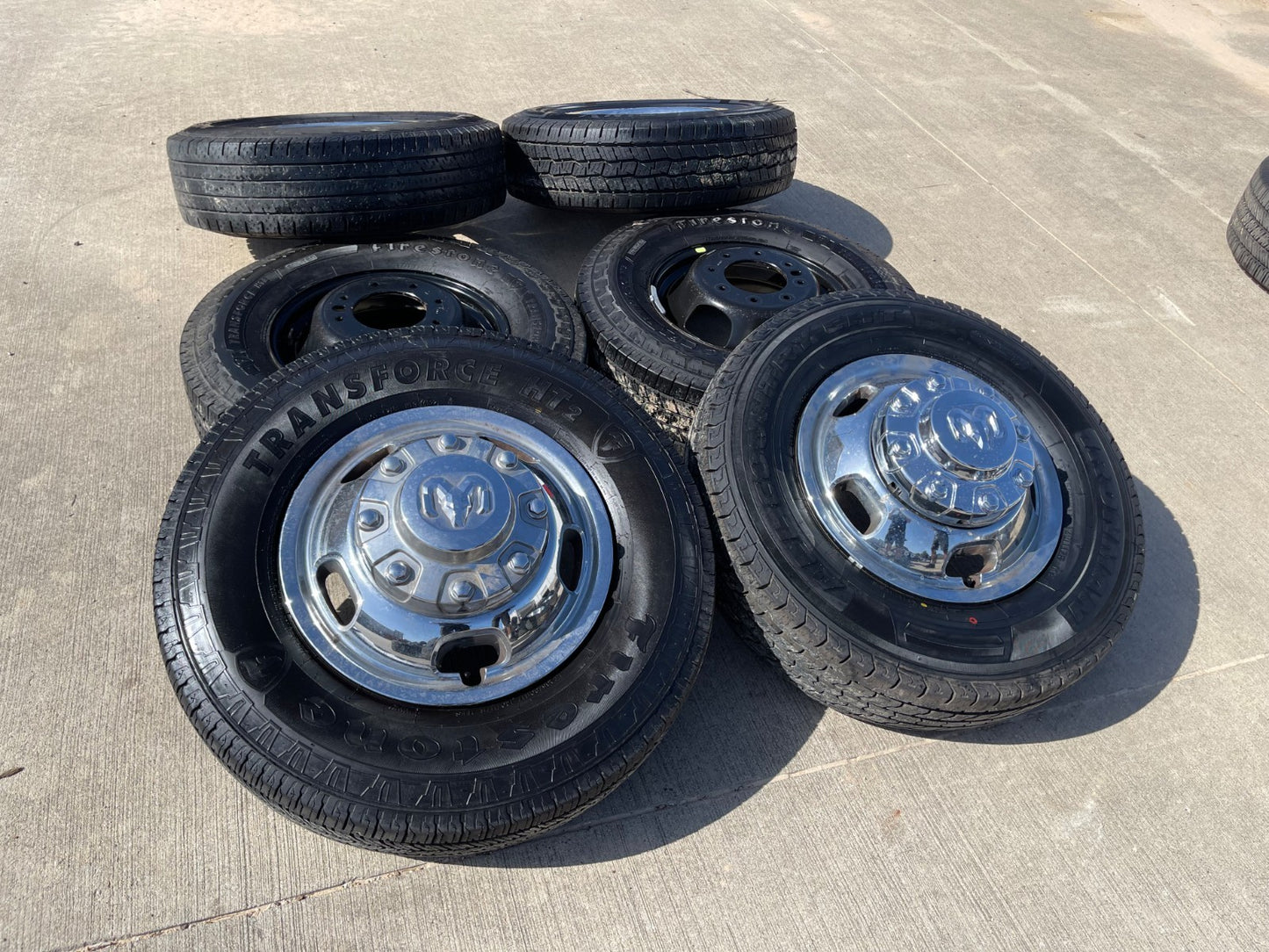 17" Dodge Ram 3500 Dually Laramie 8x200 wheels rims 2703 2704 OEM DISCOUNTED