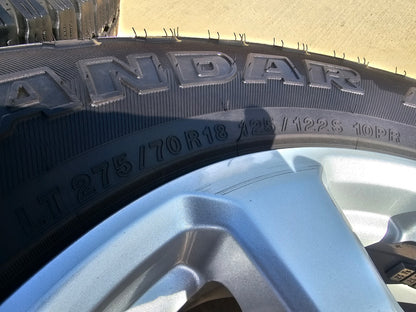 18" Ford F-250 F-350 Lariat FX-4 wheels rims SET OEM RIM# 10481 FITS 2006-2027