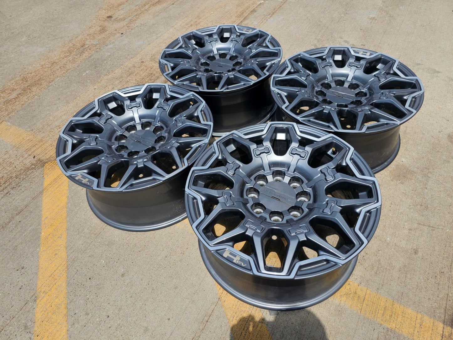 22" Hummer EV HEV 2500 OEM 8x165 14094 wheels rims 2022 2023 2024 2025 2026 NEW