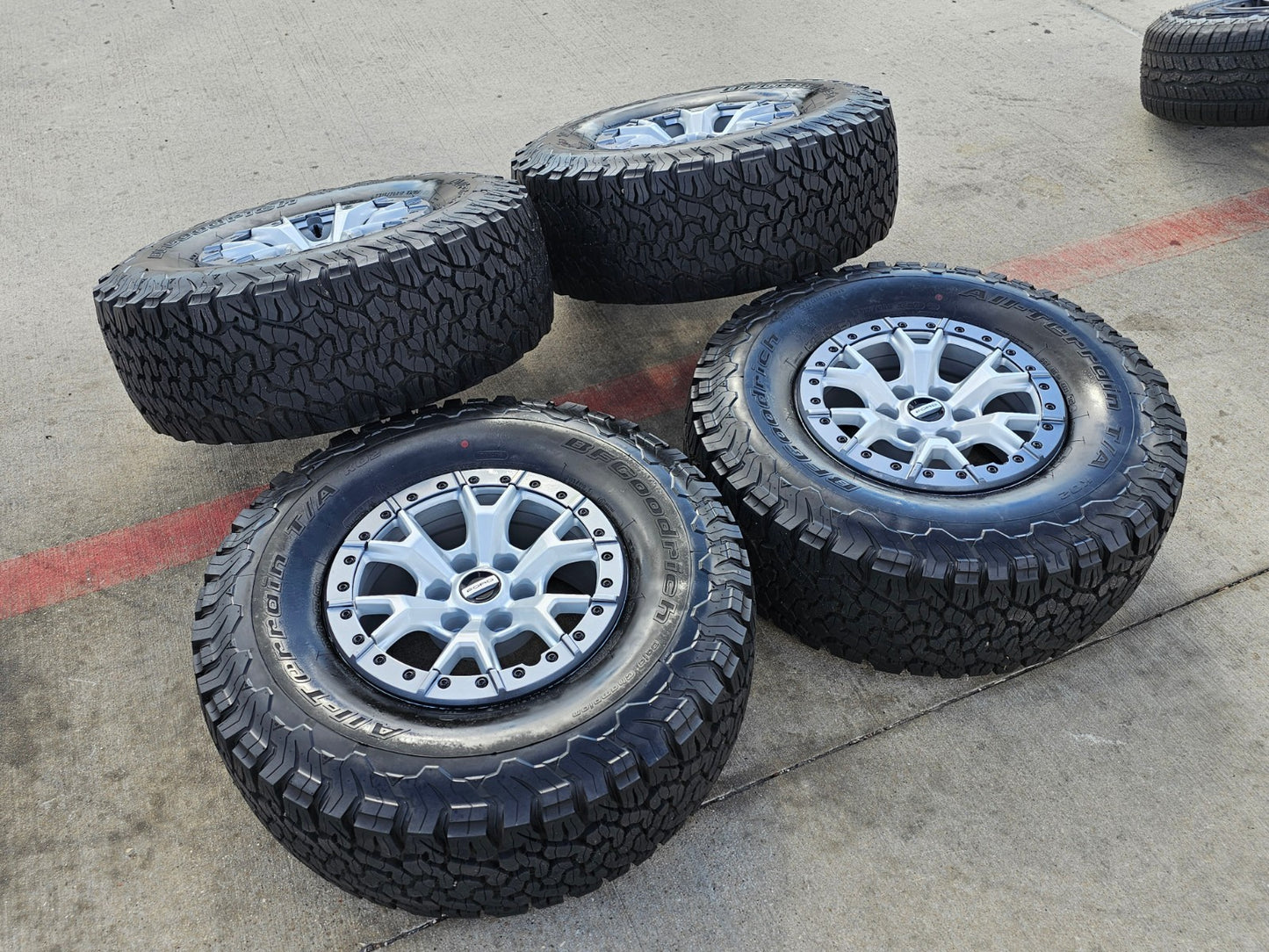 17" Ford F-150 Raptor R OEM Replica BEADLOCK 10460 rims wheels 35" tires BFG NEW