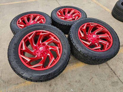 20x9 Fuel D754 REACTION Chevy Silverado Ford F-150 RAM wheels rims 6x139 6x135