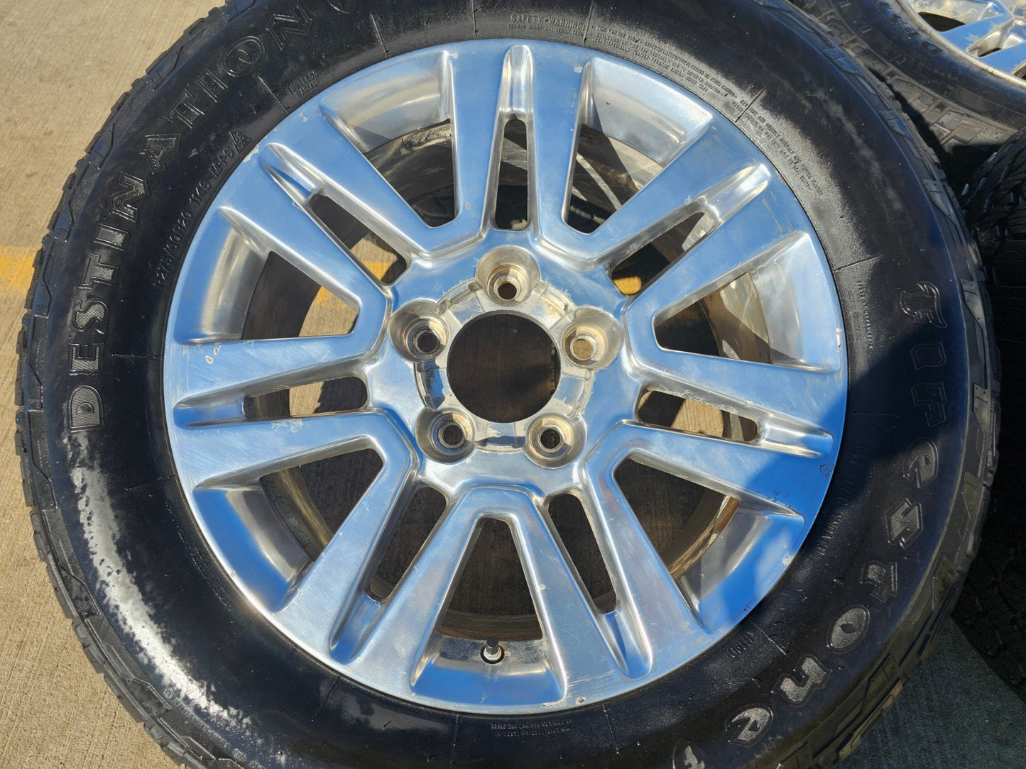 20" Toyota Tundra TSS TRD T Force OEM wheels rims 5x150 tires FIRESTONE A/T2