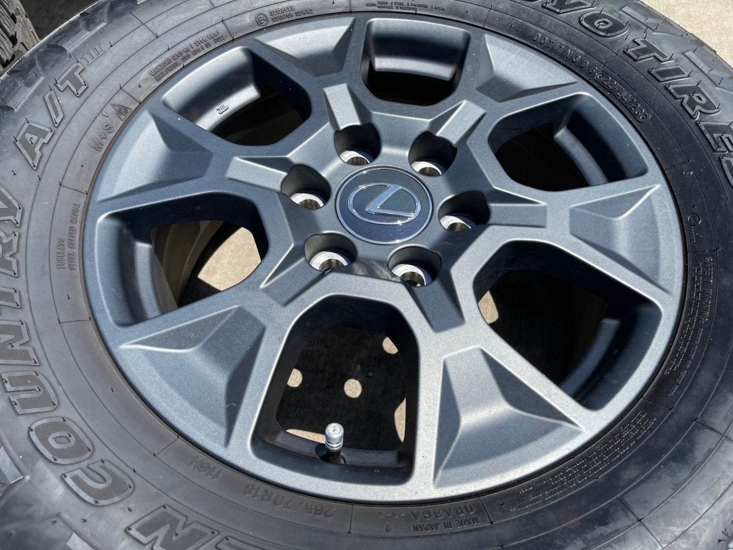 18" Lexus GX550 OEM 10544 wheels rims Land Cruiser Tundra Sequoia 2024 2025