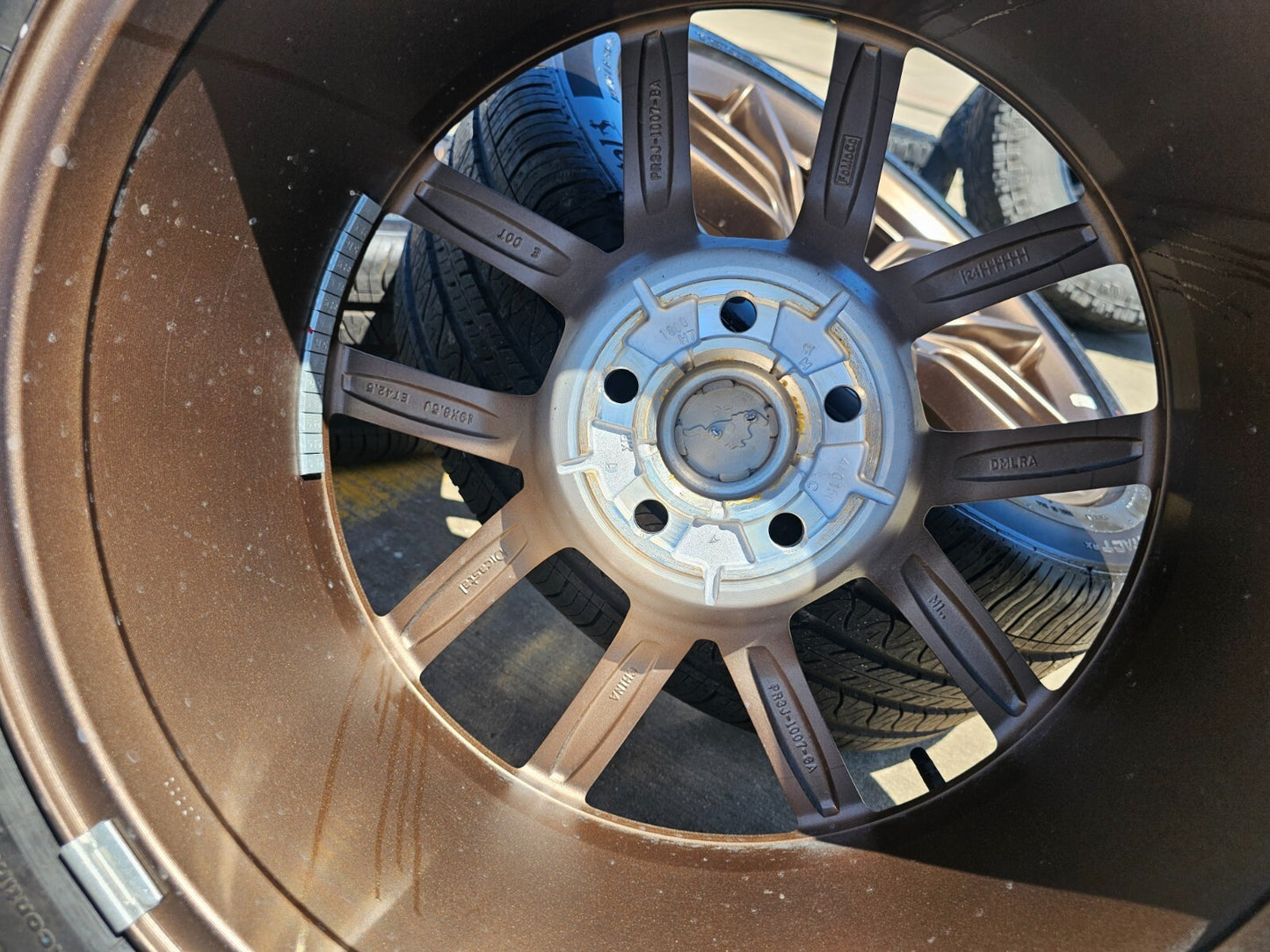 19" Ford Mustang GT Performance Track Pack OEM wheels rims Bronze 2025 TPMS NEW