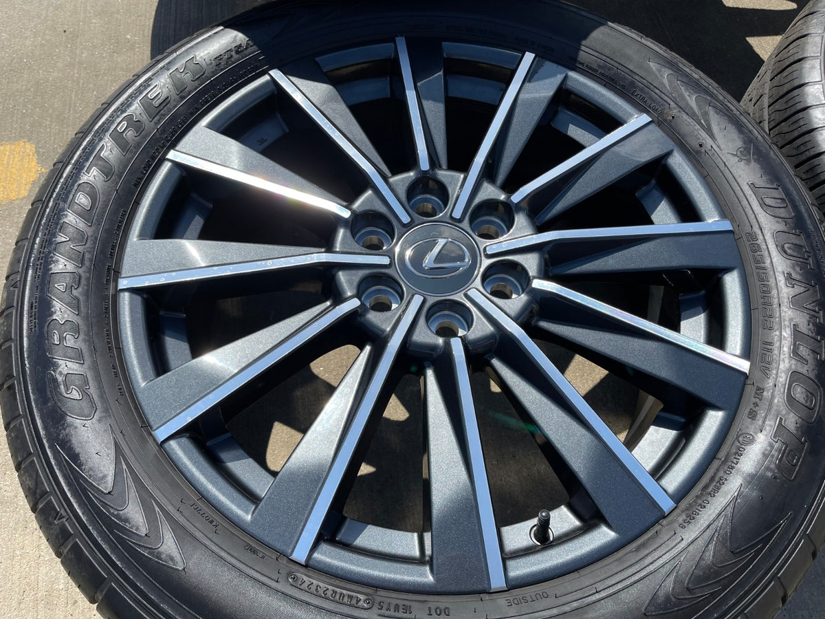 22" Lexus GX550 OEM wheels rims Toyota Land Cruiser Tundra 78519 LX600 SET NEW