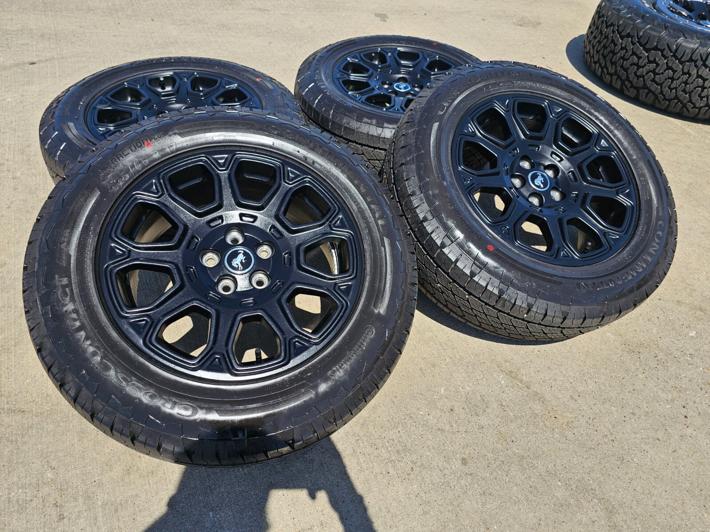 17" Ford Bronco Sport rims wheels Badlands AT tires OEM 2024 2025 2026 NEW