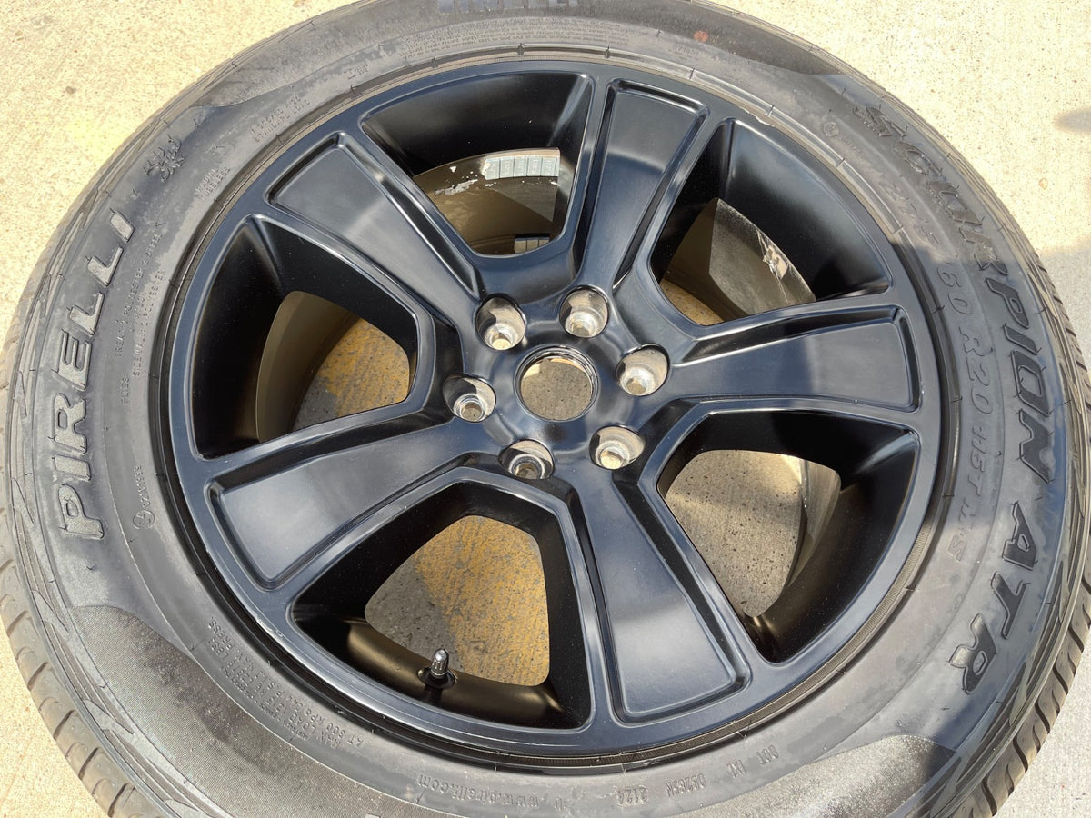 20" Dodge Ram 1500 OEM LIMITED Black 2676 2723 wheel rim PIRELLI A/TR single