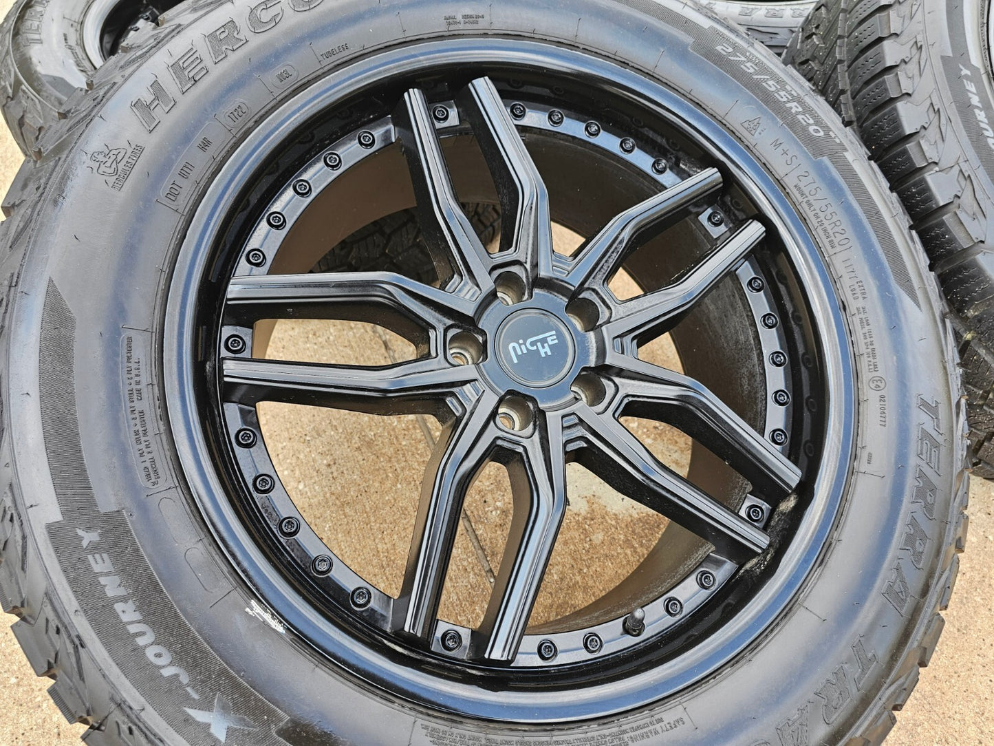 20" 20x9 NICHE Methos M194 Jeep Wrangler wheels rims 5x114.3 5x4.5