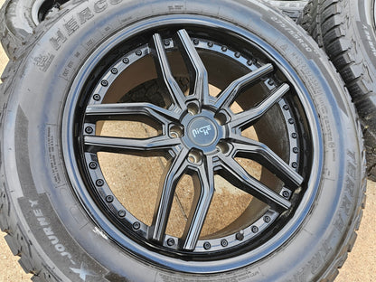 20" 20x9 NICHE Methos M194 Jeep Wrangler wheels rims 5x114.3 5x4.5