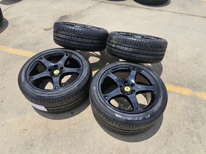 19" Ferrari California OEM 226000 226002 black wheels rims SET tires