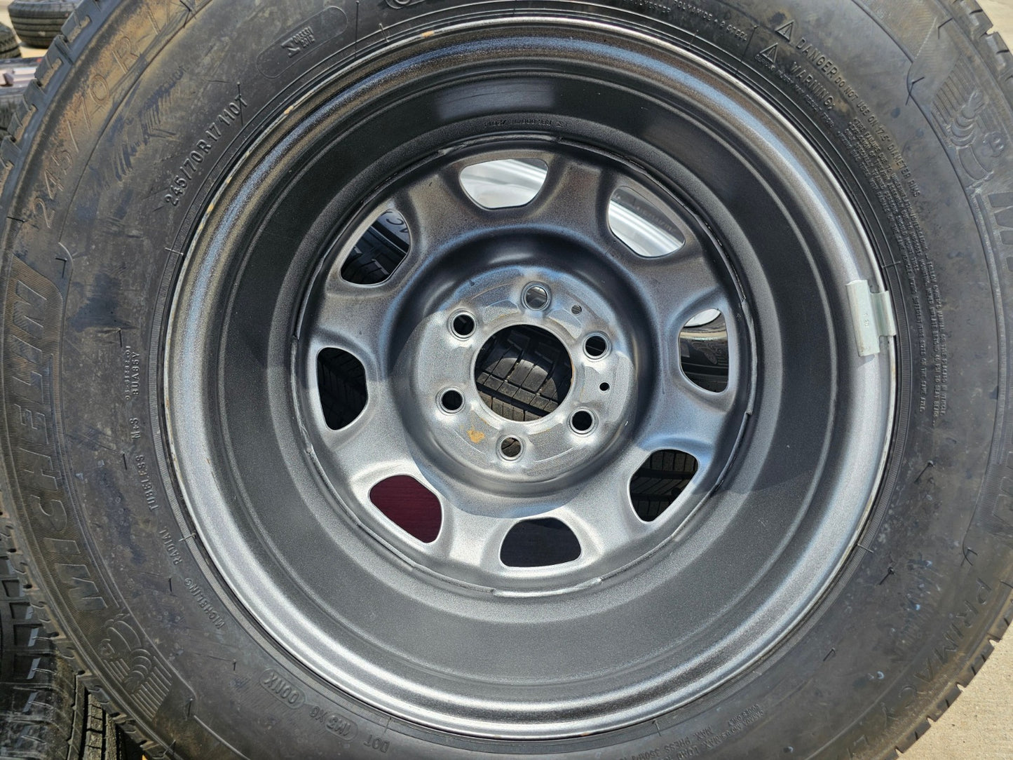 17" Ford F-150 OEM rims wheels 3857 steel 2025 2026 2027 MICHELIN HUGE SALE NEW