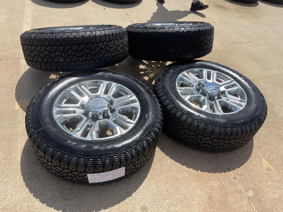 20" GMC Sierra DENALI 2500 3500 OEM 5957 wheels rims 2024 2025 2026 2027 SET NEW