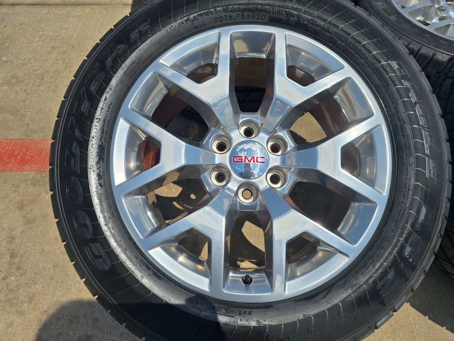 20" GMC Sierra DENALI Chevy Silverado OEM 5698 wheels rims tires GOODYEAR