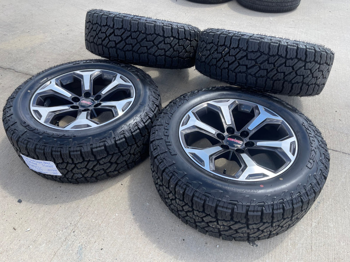 20" GMC Sierra AT4X Canyon Chevy Silverado OEM wheels rims 2026 2027 NEW FALKEN