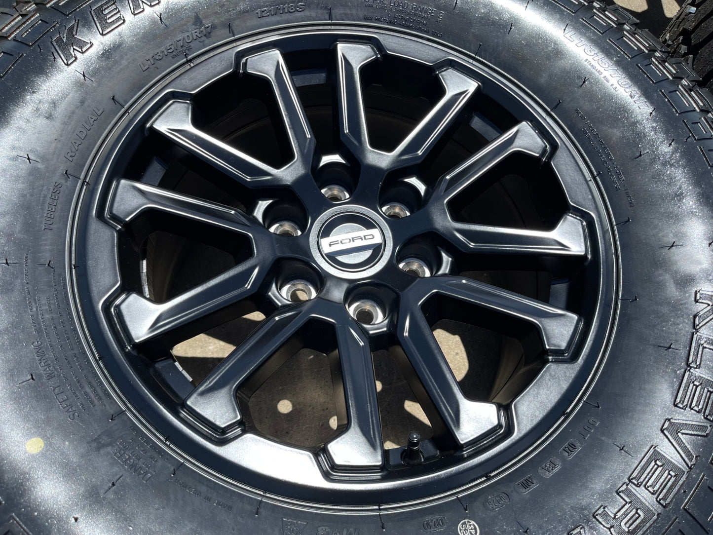 17" Ford F-150 Raptor OEM 10611 rims wheels Bronco SET 2026 2027 KENDA 35" NEW