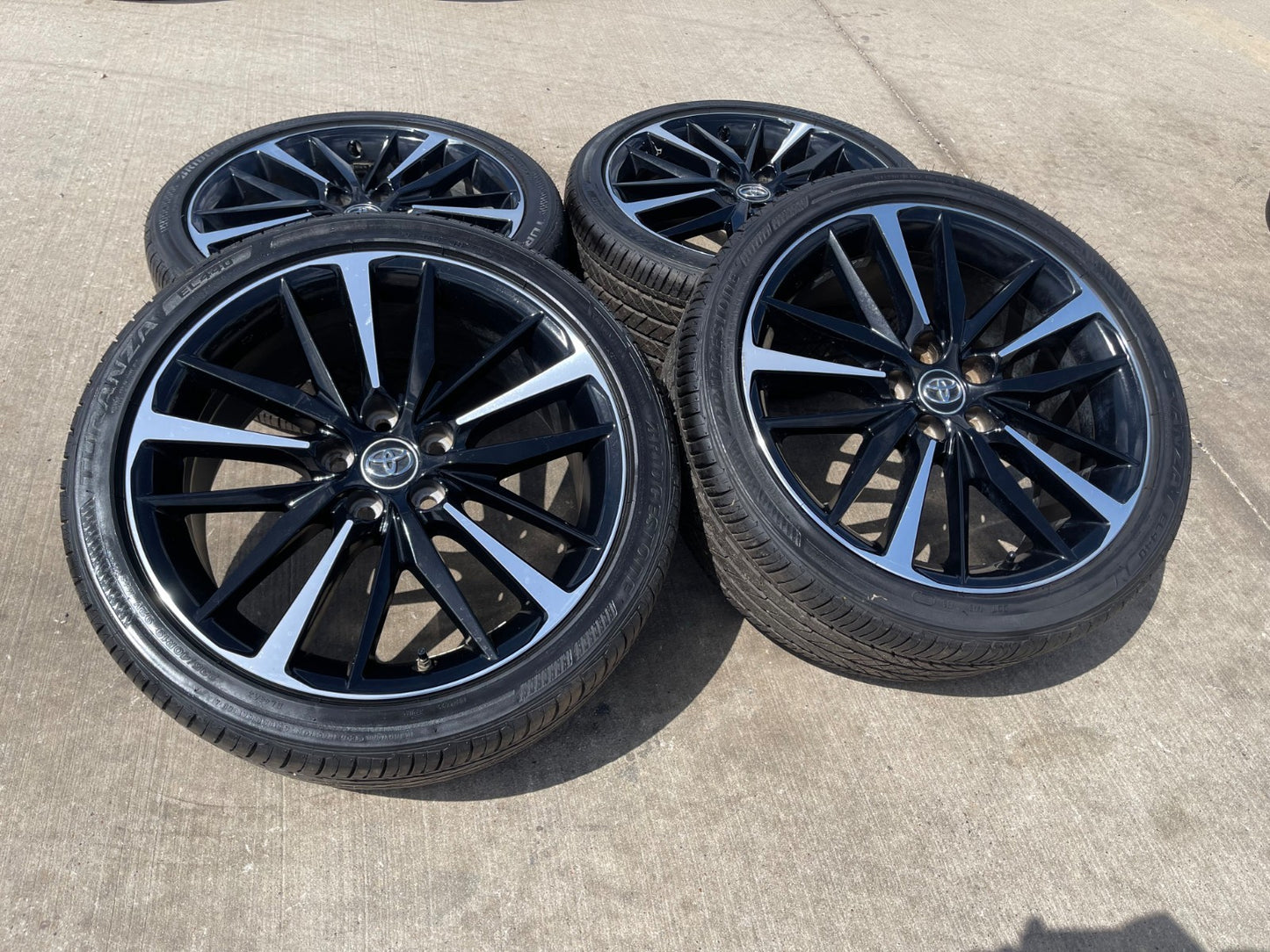 19" Toyota Camry OEM wheels rims 75222 Avalon Lexus SET BRIDGESTONE
