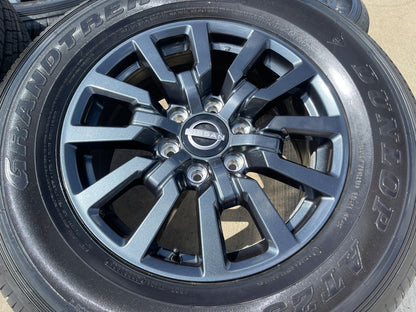 18" Nissan Titan Armada OEM wheels rims tires SET DUNLOP 2025 2026 2027 NEW