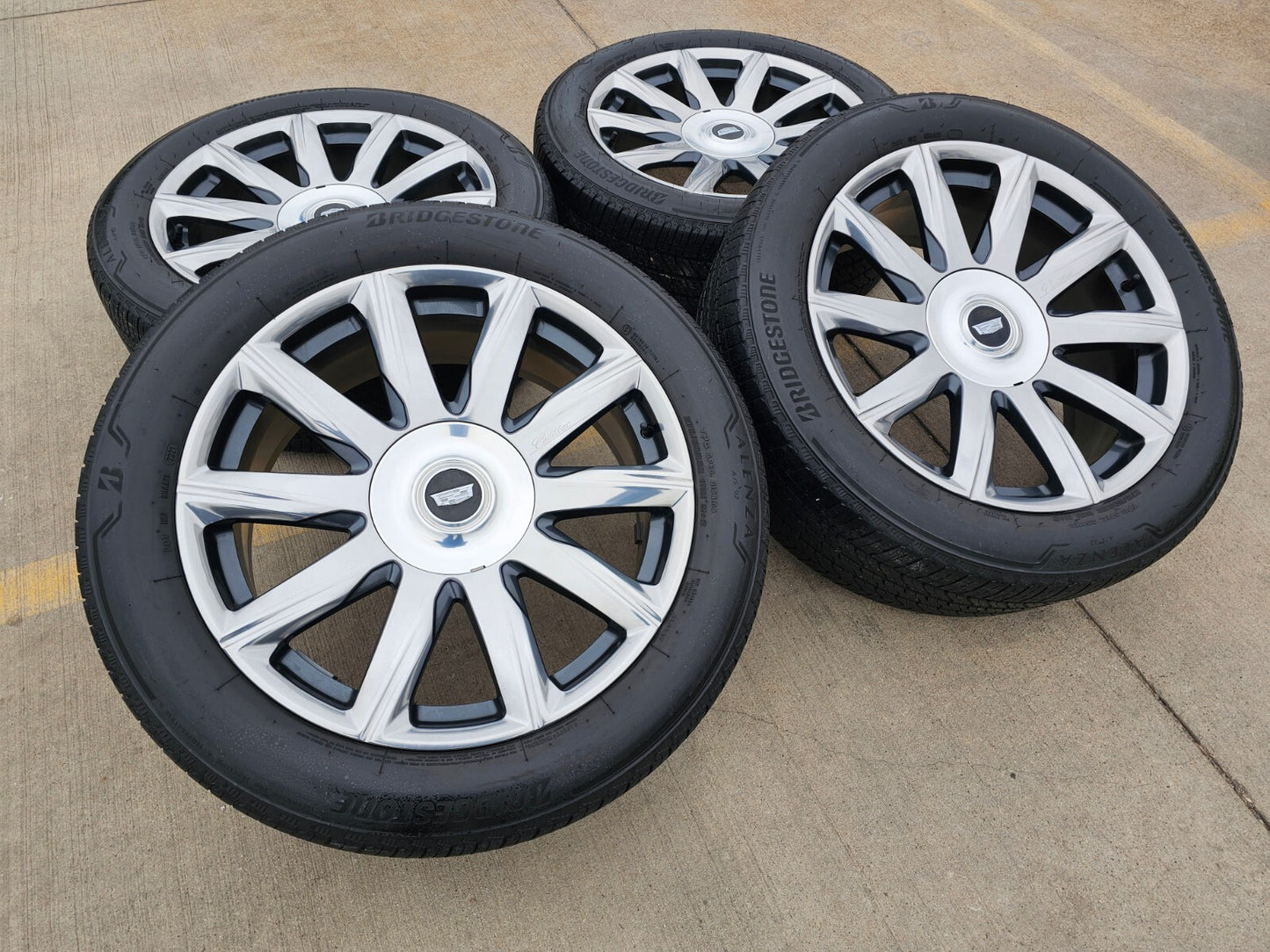 22" Cadillac Escalade Platinum OEM ORIGINAL 95078 4874 wheels rims BRIDGESTONE