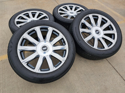 22" Cadillac Escalade Platinum OEM ORIGINAL 95078 4874 wheels rims BRIDGESTONE