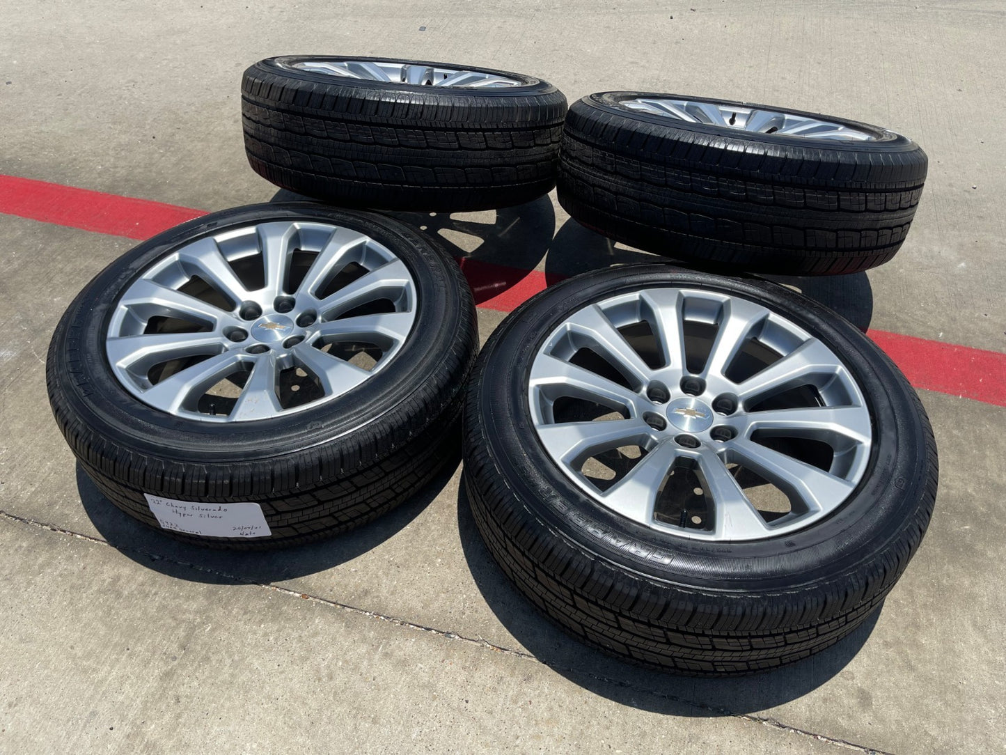 22" Chevy Silverado High Country OEM 5922 wheels rims Tahoe SET