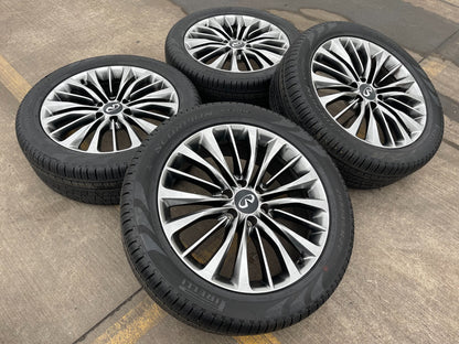 22" Infiniti QX80 QX56 Nissan Titan OEM wheels rims 73807 tires NEW