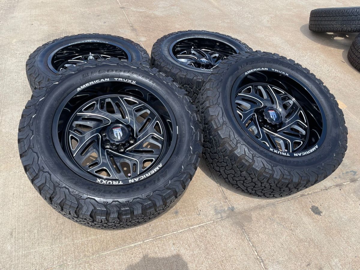 20" 20x10 American Truxx AT1914 Euphoria Ford F-150 rims wheels Expedition BFG