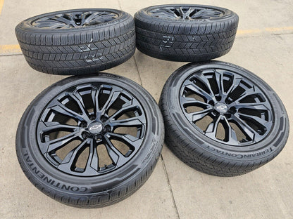 22" GMC Yukon Sierra DENALI OEM wheels rims 14025 97000 tires 2022 2023 2024 NEW