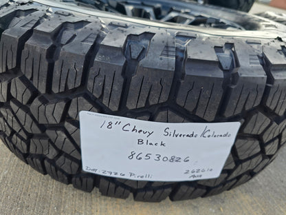 18" Chevy Silverado ZR2 Tahoe TRAIL BOSS Sierra OEM wheels rims 2026 2027 NEW
