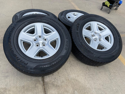 17" Jeep Gladiator OEM wheels rims 9235 Wrangler 2022 2023 2024 2025 2026 SET