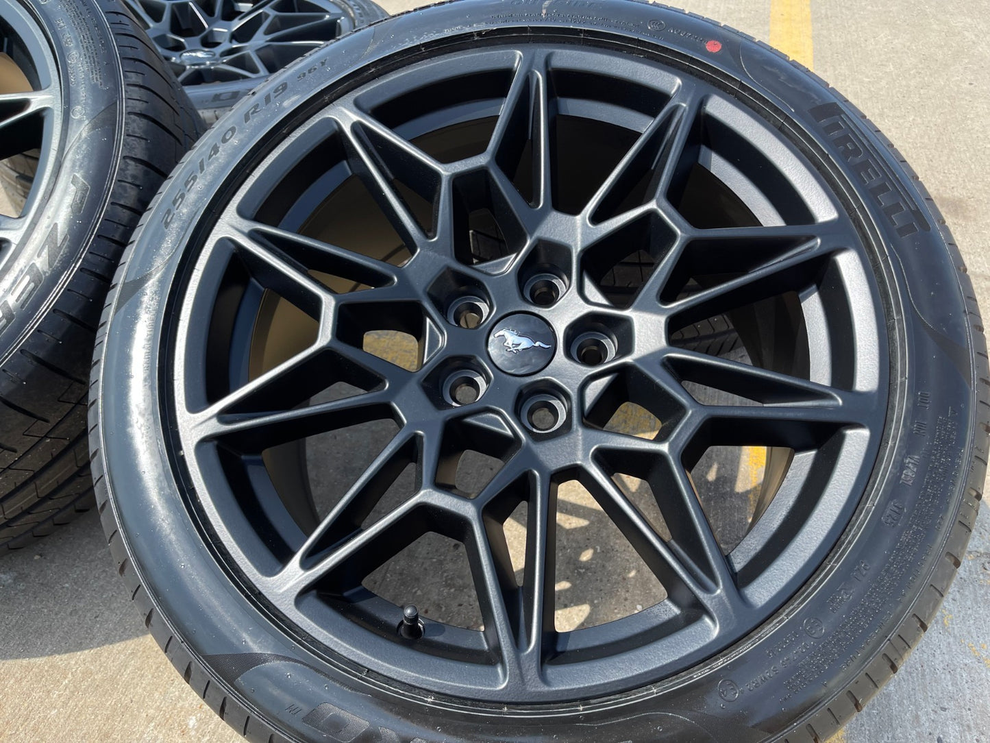 19" Ford Mustang GT Track Pack OEM 10600 10603 wheels rims BLACK 2026 2027 NEW