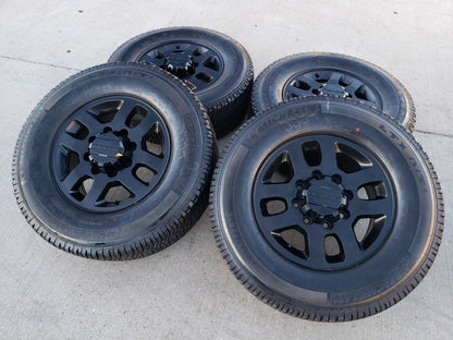 18" GMC Sierra 2500 3500 OEM Chevy 5502 wheels rims MICHELIN NEW