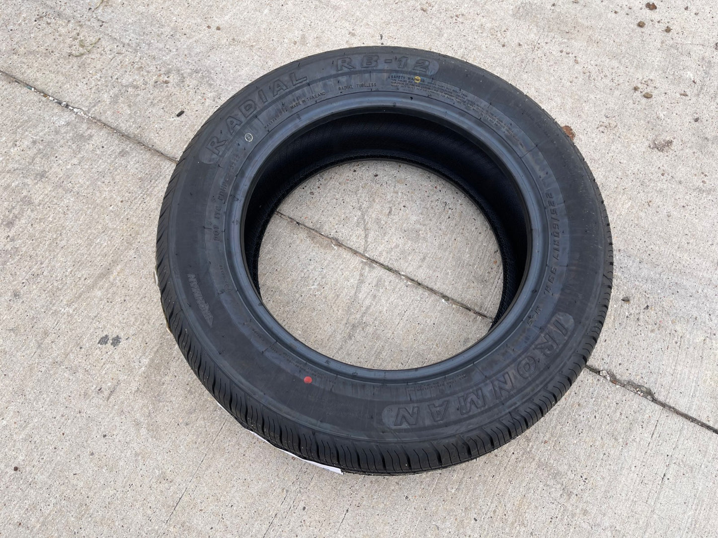 (1) 225/60/17 Ironman RB-12 tire 225/60R17 99H M+S NEW