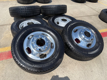 17" Ford F-350 Dually OEM 10477 10478 rims wheels SET tires MICHELIN A/T2 NEW