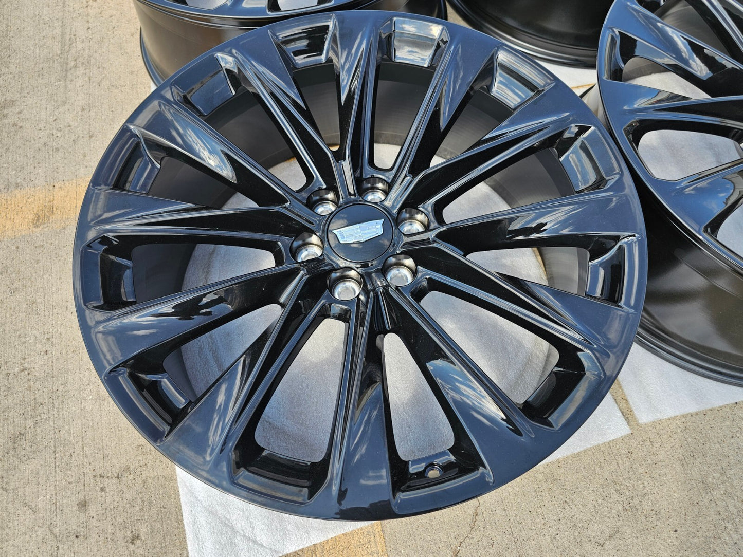24" Cadillac Escalade V OEM ONYX wheels rims 2023 2024 2025 2026 2027 NEW