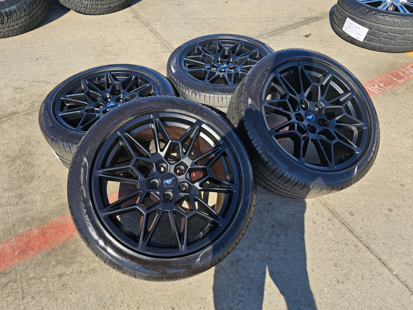19" Ford Mustang GT Track Pack OEM 10600 10603 wheels rims 2025 2026 NEW