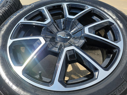 22" Chevy Tahoe Suburban RST OEM 14035 wheels rims SET Silverado 2025 2026 NEW