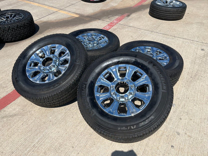 18" Ford F-250 F-350 OEM rims wheels 10097 tires CHROME